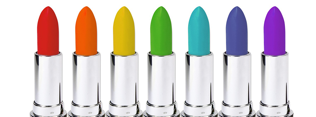 Lipstick in different colors
